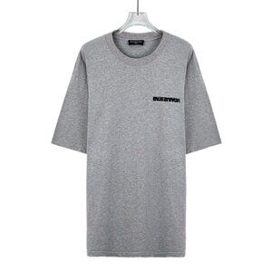 Balenciaga Gray cotton crewneck short-sleeve T-shirt